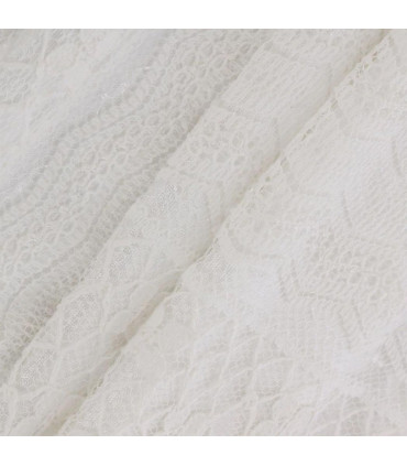 Flo Women's Mini Lace Summer Sleeveless Casual Dress, White Large