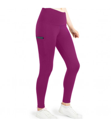 Flo Women's Tummy Control Sports Yoga Pants Extra Large Pink