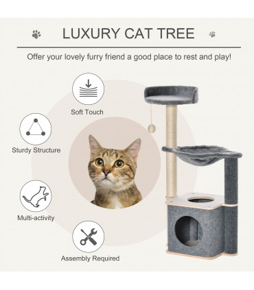 Cat Tree Tower Climbing Activity Center