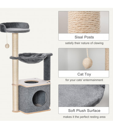 Cat Tree Tower Climbing Activity Center