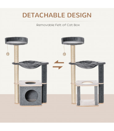 Cat Tree Tower Climbing Activity Center