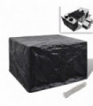 Garden Furniture Cover 4 Person Poly Rattan Set 8 Eyelets 113 x 113cm