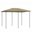 Gazebo 3x4x2.6 m Taupe 160 g/m²