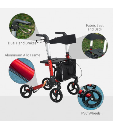 Folding Rollator Walker