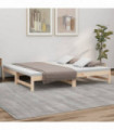 vidaXL Pull-out Day Bed 2x(90x190) cm Solid Wood Pine