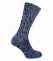 Mens 100% Wool Socks (6-11 UK / Blue)