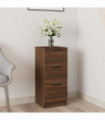 Sideboard Brown Oak 30x30x70 cm Engineered Wood