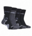 Jeep - 4 Pr Technical Performance Boot Socks (916 Black)
