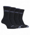Jeep - 4 Pr Performance Boot Socks (926 Black)
