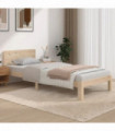 vidaXL Bed Frame Solid Wood Pine 90x200 cm