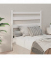 vidaXL Bed Headboard White 106x4x100 cm Solid Wood Pine