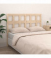 vidaXL Bed Headboard 140.5x4x100 cm Solid Wood Pine