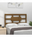 vidaXL Bed Headboard Honey Brown 80.5x4x100 cm Solid Wood Pine