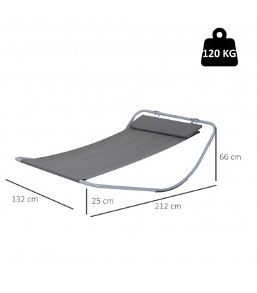 Single Rocking Bed Hammock-Grey