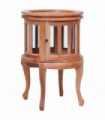 Vitrine Cabinet Natural 50x50x76 cm Solid Mahogany Wood