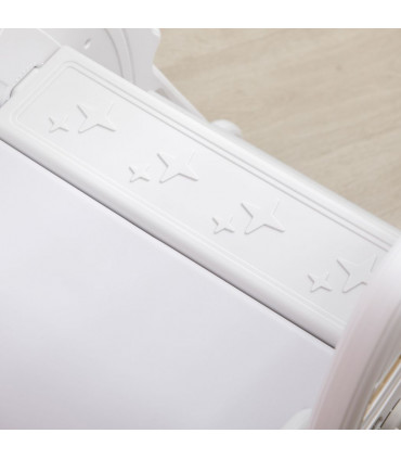 Baby Slide Grey PE PP 157L x 46.5W x 80H cm Space Theme Kids 1.5-3 Years