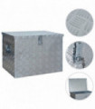 Aluminium Box 610x430x455 mm Silver