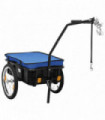 Bike Cargo Trailer/Hand Wagon 155x60x83 cm Steel Blue