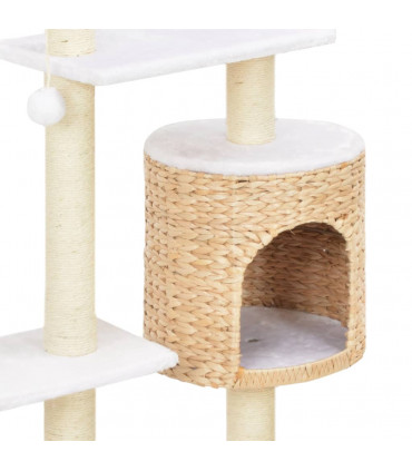 Cat Tree with Sisal Scratching Post Seagrass