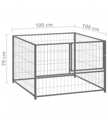 Steel Dog Kennel