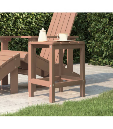 vidaXL Garden Adirondack Table Brown 38x38x46 cm HDPE