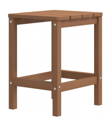 vidaXL Garden Adirondack Table Brown 38x38x46 cm HDPE