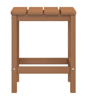 vidaXL Garden Adirondack Table Brown 38x38x46 cm HDPE