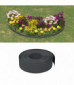 Garden Edgings 4 pcs Grey 10 m 15 cm Polyethylene
