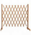 Garden Trellis Fence Orange 180x100 cm Solid Firwood