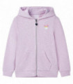 Kids' Hooded Sweatshirt with Zip Lila Mix 92