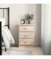 vidaXL Bedside Cabinet ALTA 41x35x55.5 Solid Wood Pine