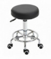 Adjustable Stool PU Leather and Footrest
