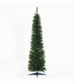 1.8m 6ft Artificial Pine Pencil Slim Tall Christmas Tree with 390 Branch Tips