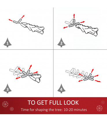 2FT Pre-lit Artificial Christmas Tree Tabletop LED Lights Pot Table Desk Green