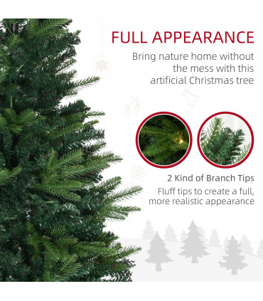 1.2m 4ft Christmas Tree Entrance  750 Tips  Pre-lit Tree 80 LED with Vase Base