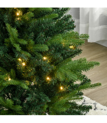 1.2m 4ft Christmas Tree Entrance  750 Tips  Pre-lit Tree 80 LED with Vase Base