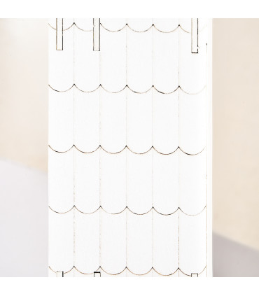 24-Drawer Christmas Advent Calendar Wooden Light-Up Countdown White