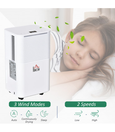 10L/Day 2000ML Portable Quiet Dehumidifier Home Laundry Room Electric Moisture