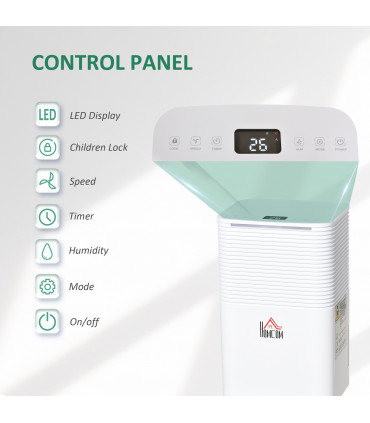 10L/Day 2000ML Portable Quiet Dehumidifier Home Laundry Room Electric Moisture