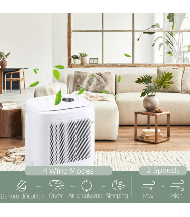 10L/Day 2200ML Portable Quiet Dehumidifier Home Laundry Room Electric Moisture