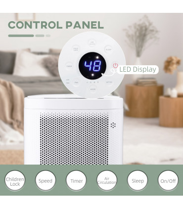 10L/Day 2200ML Portable Quiet Dehumidifier Home Laundry Room Electric Moisture