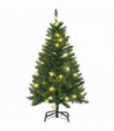 4 Feet Christmas Tree Warm White LED Light Holiday Home Decoration, Green