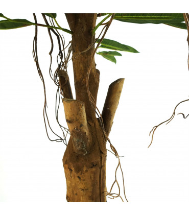 100cm Realistic Artificial Tree Longifolia Ficus Natural Trunk