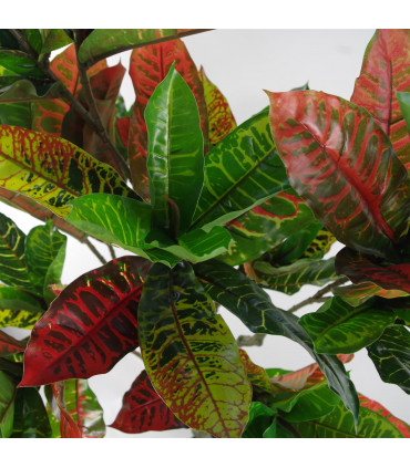 130cm Artificial Codiaeum Multicoloured House Plant