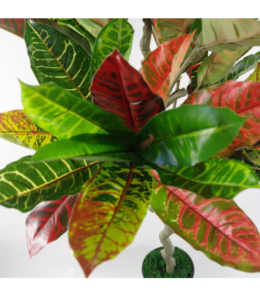130cm Artificial Codiaeum Multicoloured House Plant