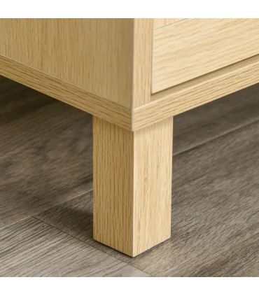 3 Drawer Cabinet Storage Cupboard Wooden Freestanding Organiser Unit Bedroom