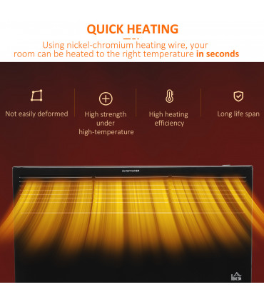 Convector Radiator Heater Freestanding or Wall-mounted Portable Electric Heating