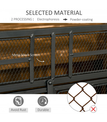 3-Panel Folding Fireplace Screen Spark Guard Metal Mesh Fireguard Black