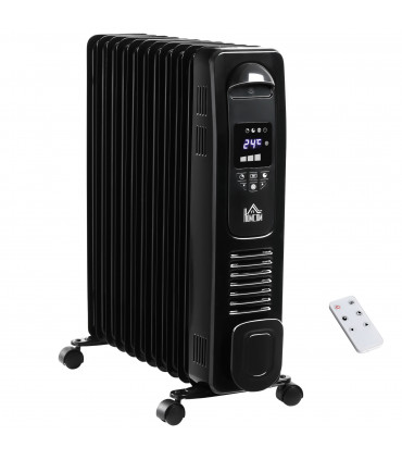 2720W Digital Oil Filled Radiator Portable Electric Heater with LED Display