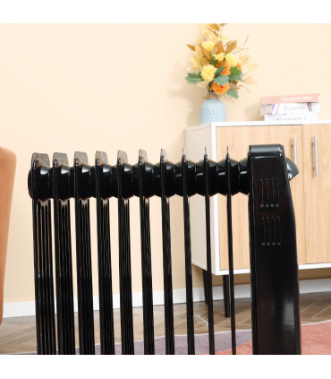 2720W Digital Oil Filled Radiator Portable Electric Heater with LED Display